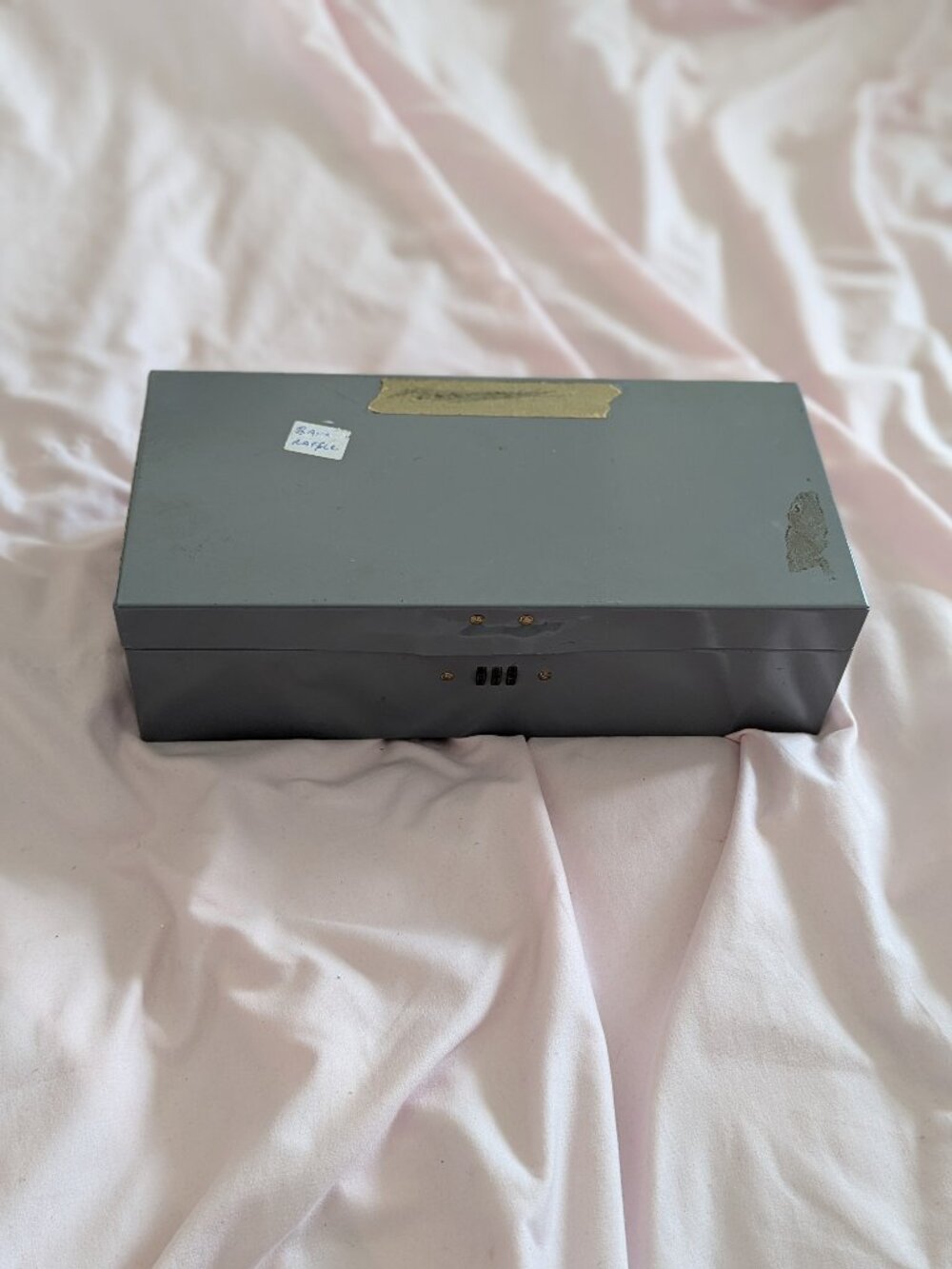 Vintage Sun Life Sesamee Metal Policy Box Bemis & Call